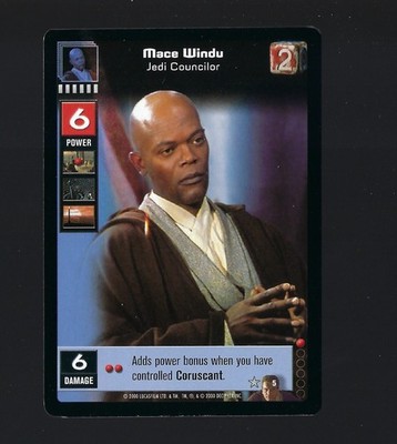 Star Wars Young Jedi CCG Duel of the Fates Mace Windu, Jedi Councilor #5