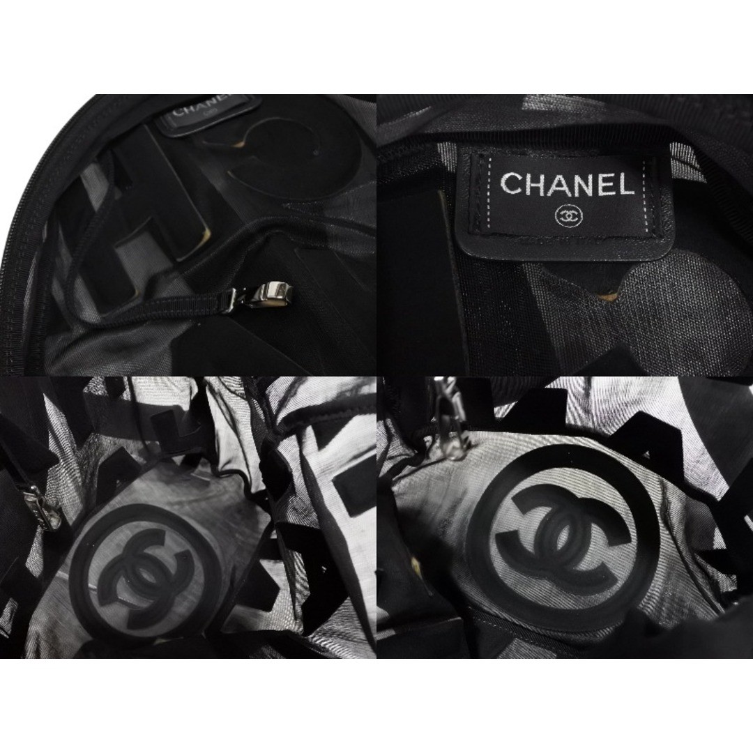 beautiful CHANEL Coco Mark Patch Mesh Backpack Mo… - image 8