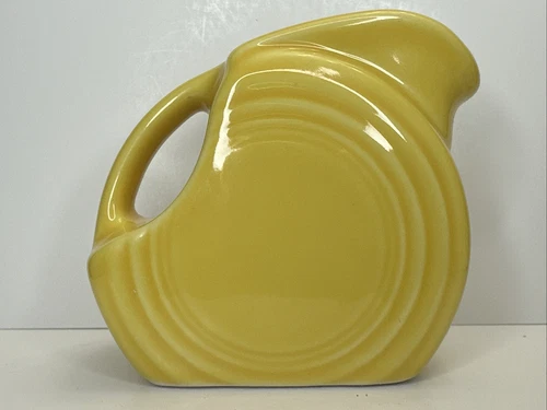 Fiestaware  Sunflower Mini Disc Pitcher Fiesta Yellow Small Creamer 5oz