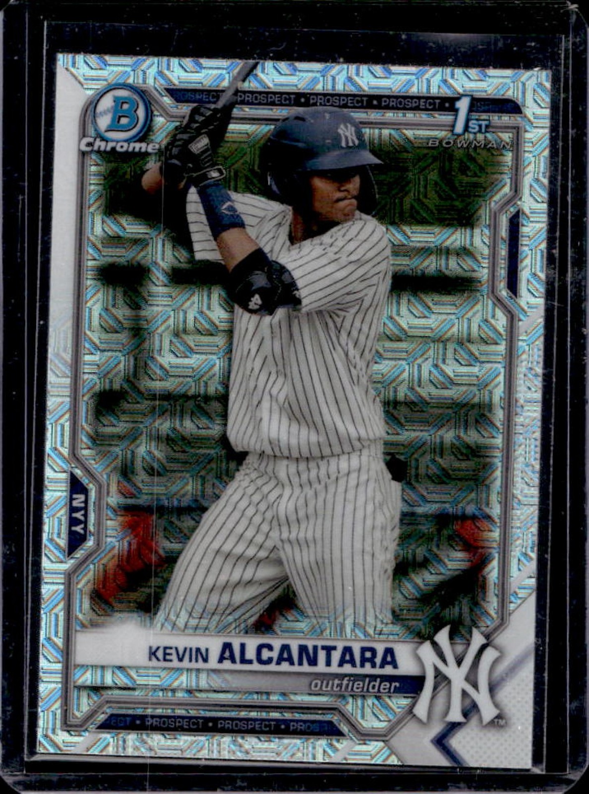 2021 Bowman Kevin Alcantara Chrome Mega Box 1st Mojo Refractor #BCP-97