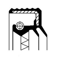 Corteco Wellendichtring Radnabe 01019879B FüR Mercedes Unimog Trac Mb