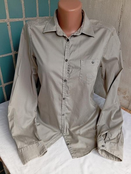 Women Bogner Shirt Grey Cotton 36