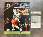 David Njoku Signed AUTO Cleveland Browns 8x10 Photo  JSA COA