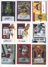 (175+) Premium WASHINGTON COMMANDERS card lot! 9 Autos, 9 Relics, Daniels RC x6!