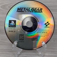 Metal Gear Solid (PS1, 1999) Disc 2 ONLY Replacement, Resurfaced, Tested & Works