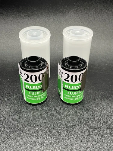 2 Pack FUJI Color 200 Speed 35mm Camera Film - 24 Exposures each - FujiFilm