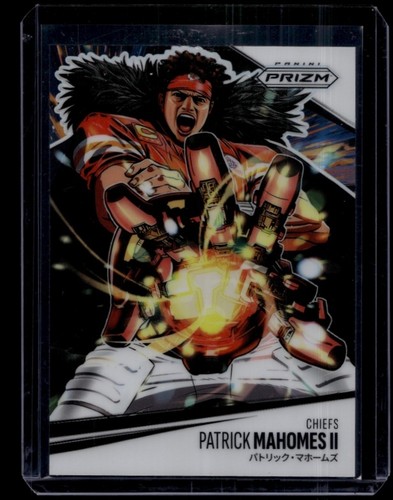 Patrick Mahomes II #1 2025 Panini Prizm Manga Vertical card