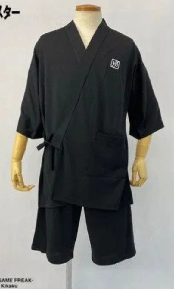 Nuevo Conjunto de pijama japonés de manga corta L Pokemon Charizard para hombre Jinbei Foto 2 de 4