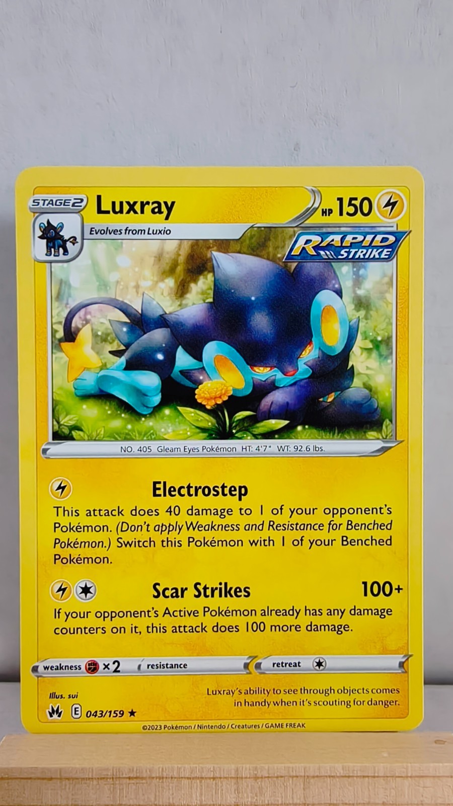 Luxray [LP] - Pokemon TCG Crown Zenith 043/159 [Rare]