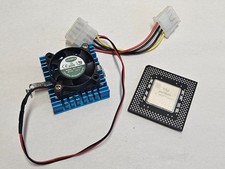 Intel Pentium 233MHz MMX, Socket 7, SL27S, FSB 66MHz with FAN, Vintage CPU #5