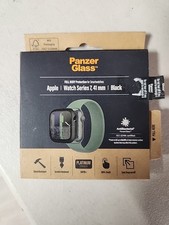 PanzerGlass 41mm Full Body Watch Protector for Apple Watch Series 7 Green