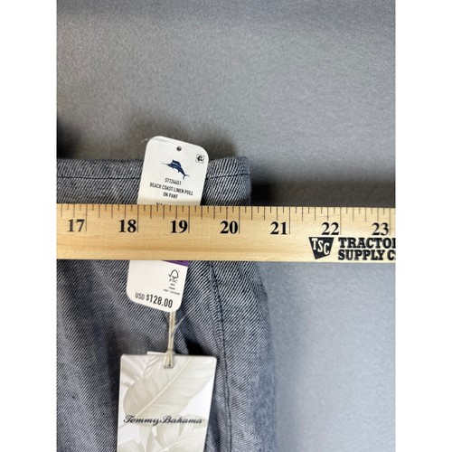 NWT Tommy Bahama Mens Beach Coast Linen Cotton Pants XXL 40x30 Maritime $128 - Picture 5 of 14