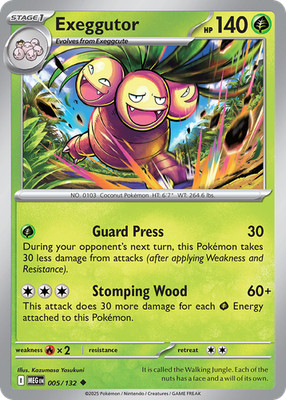 Exeggutor 005/132 - Mega Evolution - Normal [001-318]