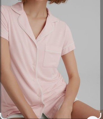 Tommy John Women Downtime Pink Pajama Set Size Medium