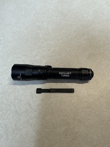 SureFire Turbo EDC2-DFT Rechargeable Flashlight - Black
