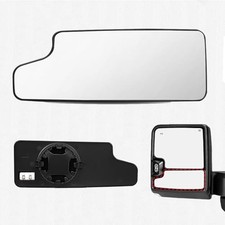 Driver Lower Heated Side Mirror Glass Compatible with Driver Side Heated Mirror