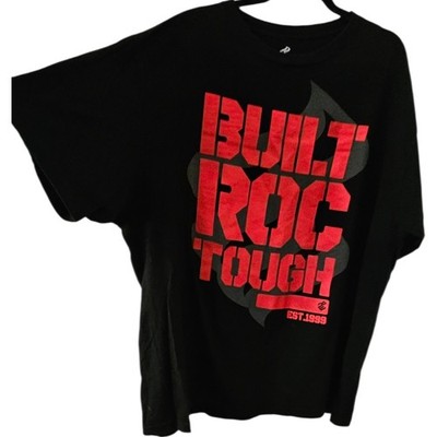 Built Roc Tough Roca Wear Men's Tshirt Size 3XB Black Short Sleeve Crew Neck
