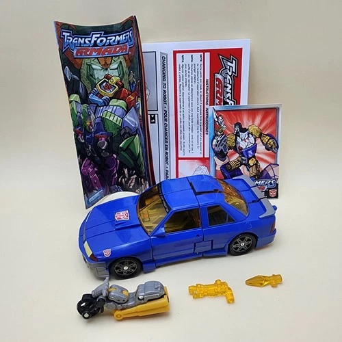 TRANSFORMERS Armada (Vtg 2002) SIDESWIPE NIGHTBEAT Super-Con Deluxe COMPLETE MOC