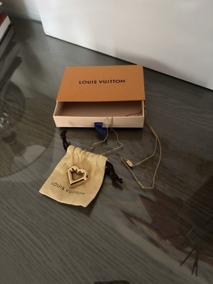 LOUIS VUITTON Halskette lang Herz sehr guter Zustand 595 