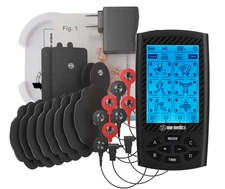 Tens Unit with 4 Channel, EMS Muscle Stimulator for Pain Relief Therapy