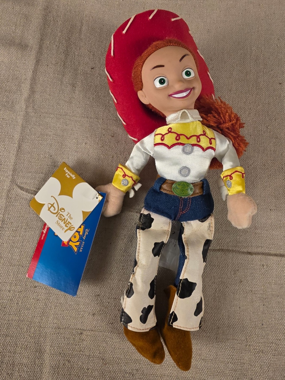 Disney Pixar Toy Story 2 Jessie Mini Bean Bag Plush 9" with Tags