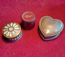 Vintage Antique Trinket Boxes (Lot of 3) Collectible Home Decor