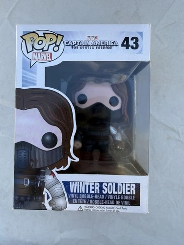 Funko Pop Marvel Winter Soldier 43 Vinyl Figure Captain America Movie Bobblehead