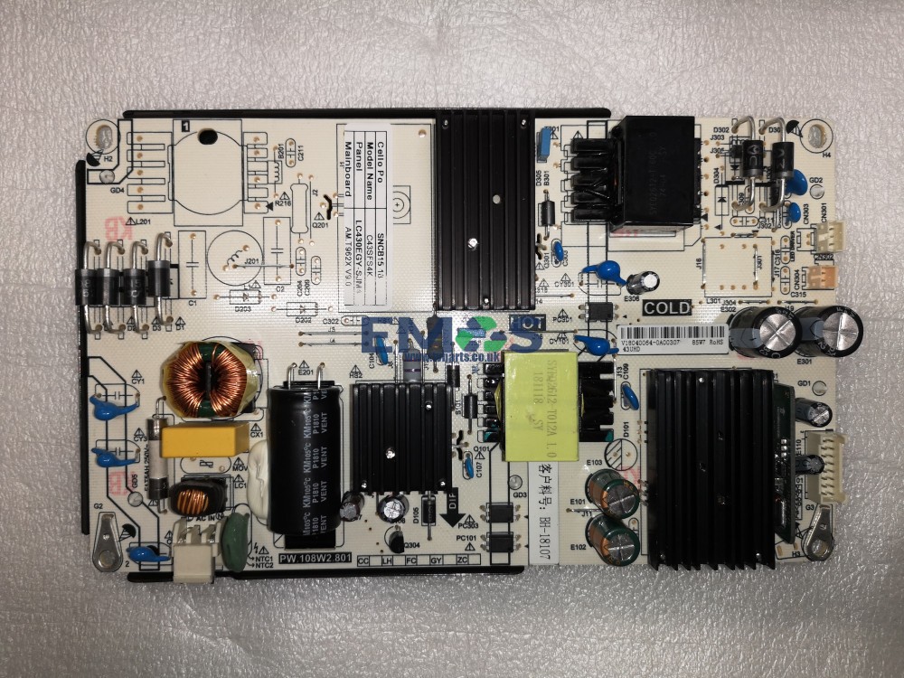 V18040064 POWER SUPPLY FOR CELLO C43SFS4K