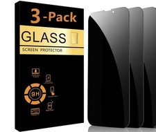 Ailun Privacy Screen Protector iPhone 15/ 15 Pro 6.1" Anti spy private 3pack 