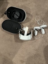 Meta Oculus Quest 2 White 128GB VR Headset ONLY 1 WORKING CONTROLLER