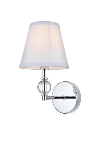 Living District Bethany 7" Wall Sconce In Chrome - Picture 3 of 7