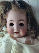 Antique 21" German K K 56 Bisque Shoulder Head Doll On Cloth Body TLC Scary