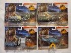 4 New Matchbox & Hot Wheels 2021 Jurassic World Dominion Lot Complete