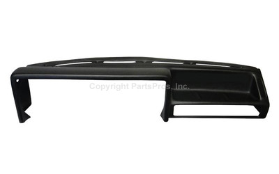 New Black Accu-Form Molded Dash Cap / FOR 1987-1996 DODGE DAKOTA PICKUP TRUCK