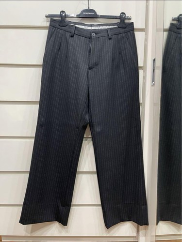 Charcoal Gray Striped Men'S Suit 2-Piece Emporio Armani - Picture 11 of 18