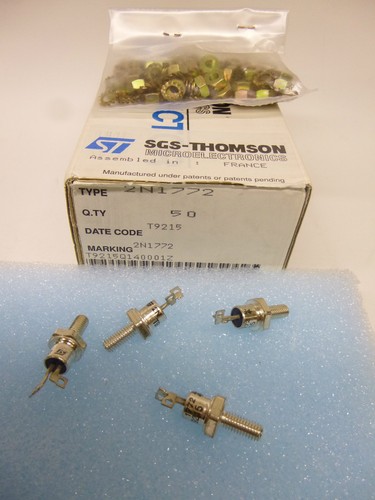 1 Stück 2N1772 | THYRISTOR SCR | 7,4A | 100Volt | TO-64 | 2N4169 BTY79-100 - Bild 1 von 5