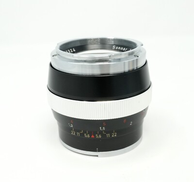Carl Zeiss Sonnar 85mm F2 Black/Chrome Lens Contarex Mount | eBay