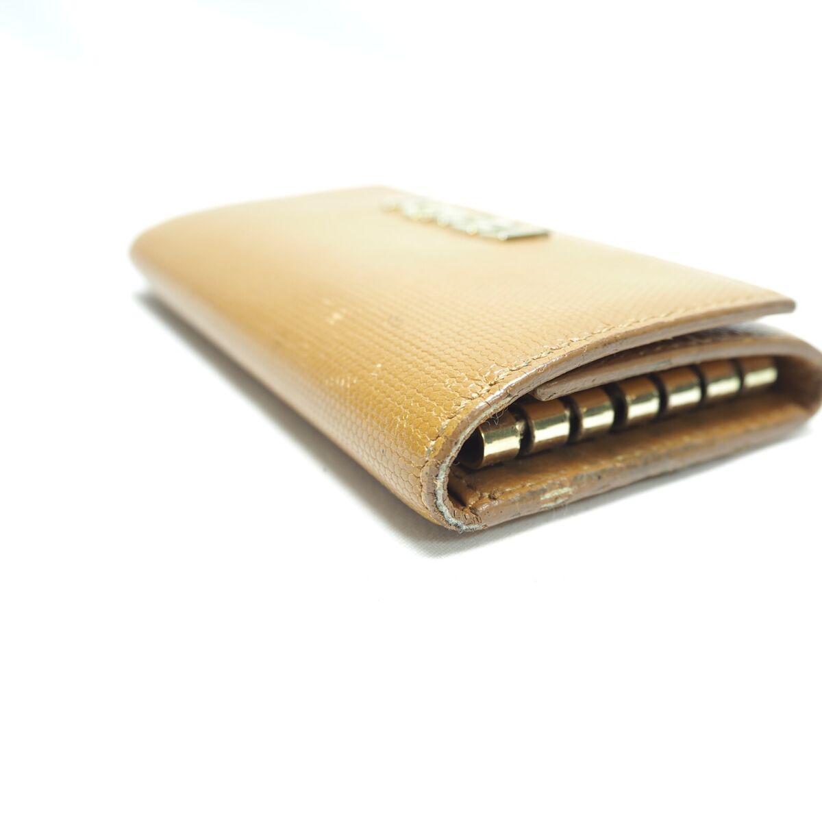 FENDI Patent Leather 6 Ring Key Case Brown X03-0076 | eBay