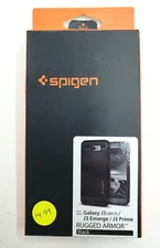 Samsung Galaxy J3 Rugged Armor Case - Spigen BLACK, 588CS22259