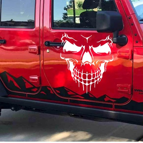 Military Army Star/Skull Graphic Hood Side Fender Door Body Vinyl Decal Sticker - Picture 20 of 49