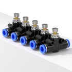 Lsa1/4' Blue 1/4 quick connect fittings air control valve Connector pneumati.
