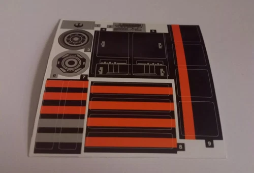 Lego Star Wars Poe's X-Wing set 75102 replacement custom stickers/labels/decals