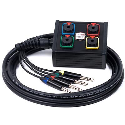 4 Weg Stage & Studio Wandhalterung Verpackung Trs Buchse > Klinkenstecker