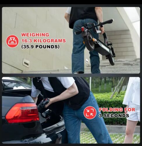 EVERCROSS PLUS EV10K Pro Electric Scooter Adults App Control 500W 410AH 25 Max - Picture 3 of 6