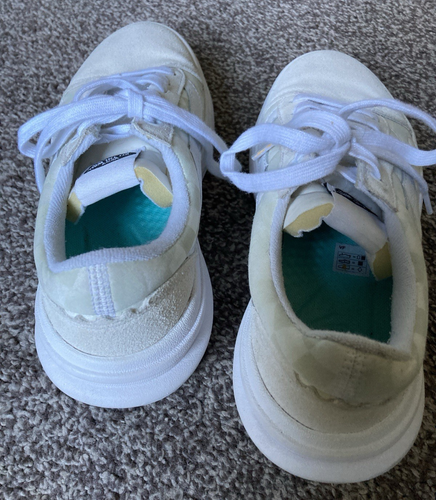 Vans Women's Platform White Check Cream Skateboarding Shoes Size 4.5 UK 500264 - Picture 8 of 24