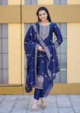 New Pakistani Eid Dress Bollywood Salwar Kameez Ready To Wear Suit Wedding Party