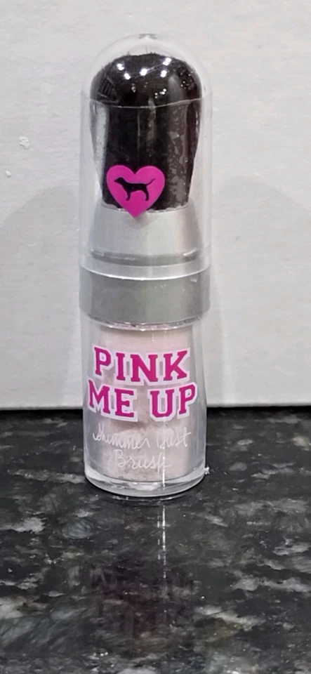 Victoria's Secret PINK ME UP Brillo Cepillo para Polvo 1.7g Blanco Plata Resaltado Foto 2 de 4