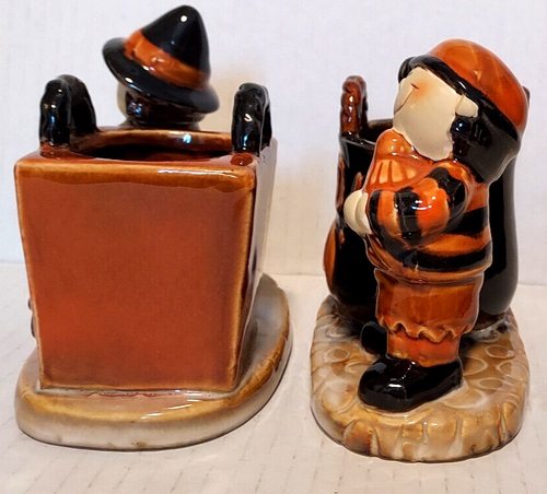 Yankee Candle Witch & Pirate with Treat Bags Votive Candle Holders - Set of 2 - Picture 4 of 6