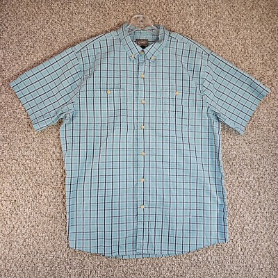 Schmidt Workwear Shirt Mens XL Short Sleeve Button Down