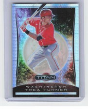 2020 Panini Chronicles #21 Trea Turner Titan Hyper #/299